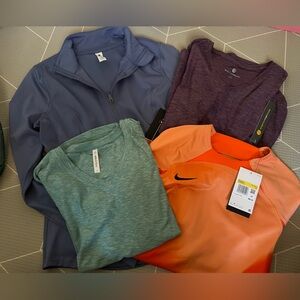 Bundle of Woman’s Atheltic Shirts and Jacket